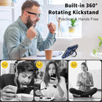 Magnetic Phone Cases for iPhone 18 Pro Max17 Pro Max 16 15 14 13 12 11 Pro Max Plus - 2-Card Holder 360° Magnetic Rotatable Ring Stand Kickstand,Military Grade Protection Heavy Duty Shockproof Protection Accessories for Devices Case for iphone 18 Pro Max