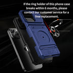 Magnetic Phone Cases for iPhone 18 Pro Max17 Pro Max 16 15 14 13 12 11 Pro Max Plus - 2-Card Holder 360° Magnetic Rotatable Ring Stand Kickstand,Military Grade Protection Heavy Duty Shockproof Protection Accessories for Devices Case for iphone 18 Pro Max
