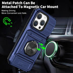 Magnetic Phone Cases for iPhone 18 Pro Max17 Pro Max 16 15 14 13 12 11 Pro Max Plus - 2-Card Holder 360° Magnetic Rotatable Ring Stand Kickstand,Military Grade Protection Heavy Duty Shockproof Protection Accessories for Devices Case for iphone 18 Pro Max