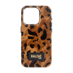 Cheetah Cappuccino Case for iPhone 15